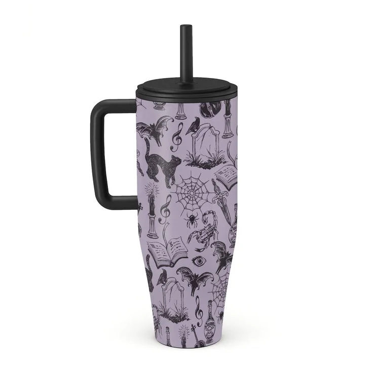 بورجا كوب بورغا المعزول المصنوع من الفولاذ المقاوم للصدأ بسعة 1.2 لتر (40 أونصة) مع مقبض وغطاء مانع للتسرب - كوب سفر مزدوج الجدار معزول بتفريغ الهواء، يحافظ على المشروبات ساخنة لمدة تصل إلى 12 ساعة وباردة طوال اليوم، مناسب لحامل الأكواب، زجاجة قابلة لإعادة الاستخدام من أكاديمي